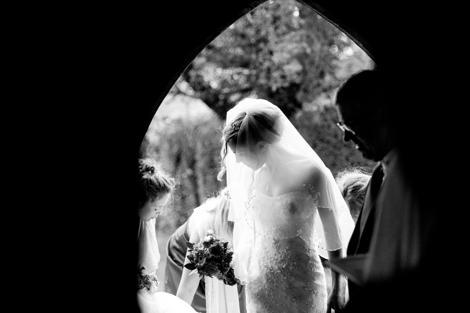 Black and White Wedding Photography